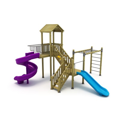 02 A Classic Wooden Playground